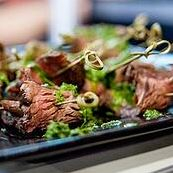 Carve Premium Ontario Beef teres major chimichurri appetizer